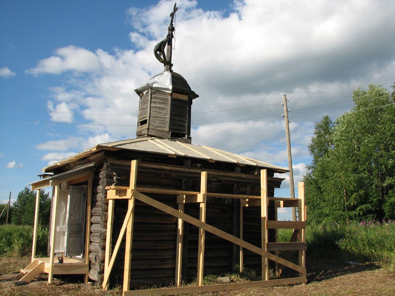Часовня Георгия Победоносца, Фроловская (Чисть) (Верховажский район, Вологодская область). фасады, фото проекта 