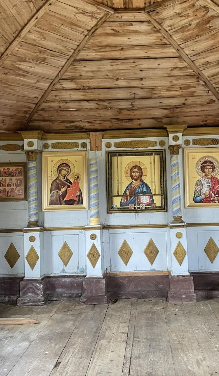 Часовня Георгия Победоносца, Фроловская (Чисть) (Верховажский район, Вологодская область). интерьер и убранство