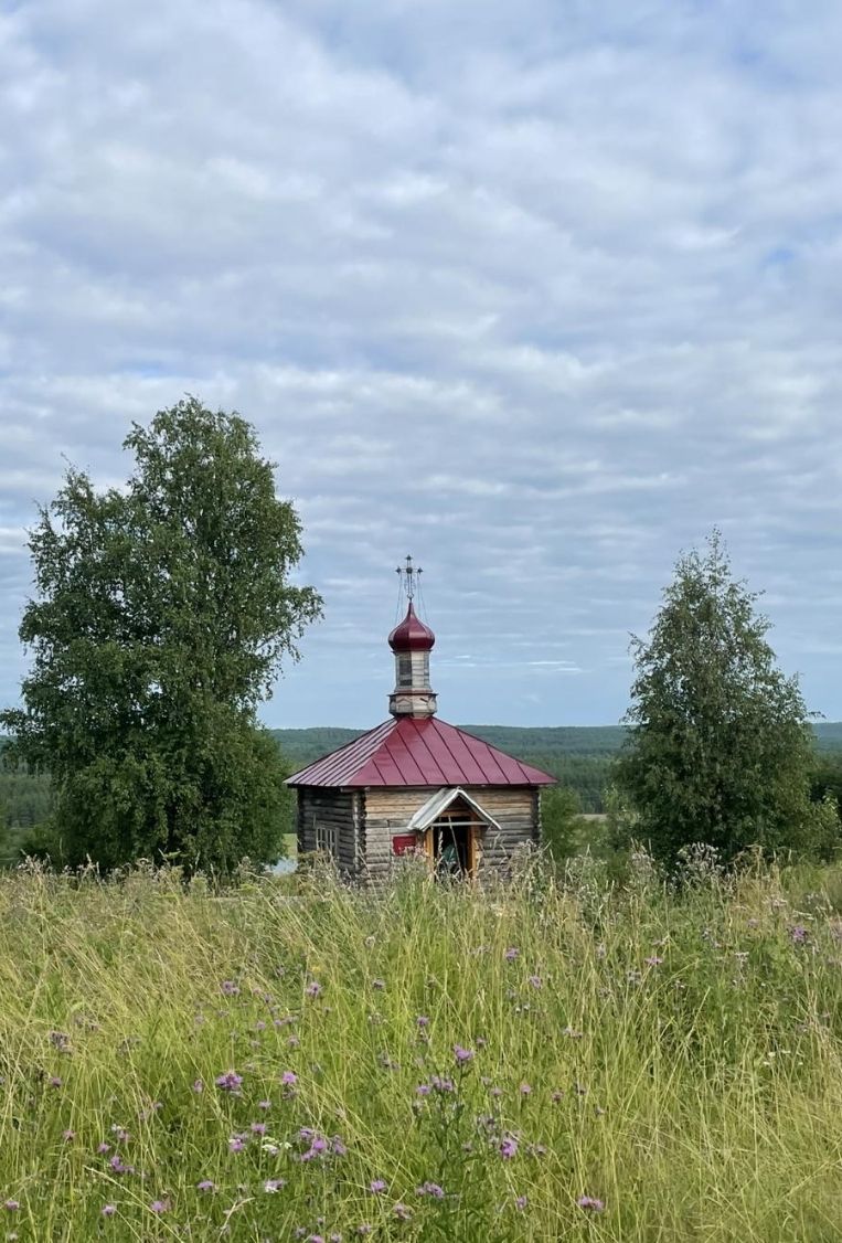 Часовня Зосимы и Савватия Соловецких, Матвеевская (Фомина Гора) (Верховажский район, Вологодская область). фасады