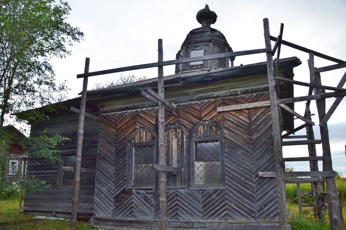 Часовня Николая Чудотворца, Коровино (Верховажский район, Вологодская область). фасады