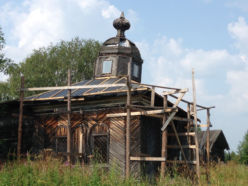 Часовня Николая Чудотворца, Коровино (Верховажский район, Вологодская область). архитектурные детали