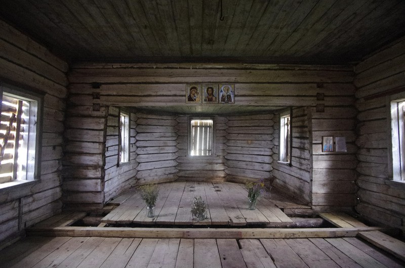 Церковь Екатерины, Усть-Нерманка (Лешуконский район, Архангельская область). интерьер и убранство