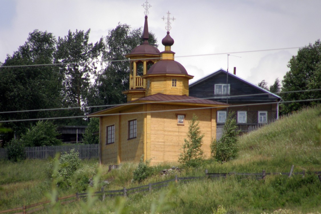 Часовня Успения Пресвятой Богородицы, Марковская (Верховажский район, Вологодская область). фасады
