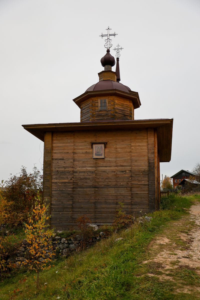 Часовня Успения Пресвятой Богородицы, Марковская (Верховажский район, Вологодская область). фасады