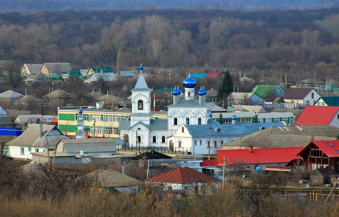 Щучье. Церковь Рождества Пресвятой Богородицы. фасады, Общий вид