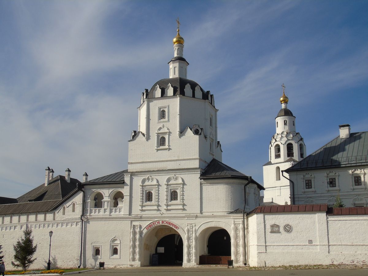 фасады. Успенско-Богородичный мужской монастырь. Церковь Вознесения Господня, Свияжск (Зеленодольский район, Республика Татарстан)