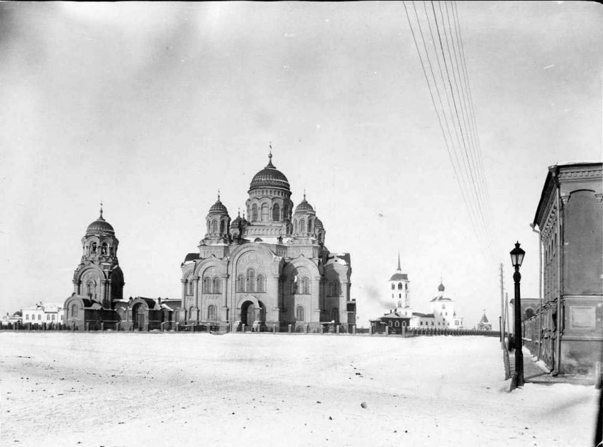 Иркутск. Собор Казанской иконы Божией Матери. архивная фотография, Фото из альбома 