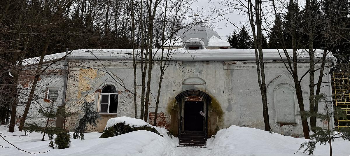 Видс запада, фасады. Церковь Воздвижения Креста Господня, Авангард, ДО (Лукино, Воздвиженское) (Серпуховский городской округ и гг. Протвино, Пущино, Московская область)