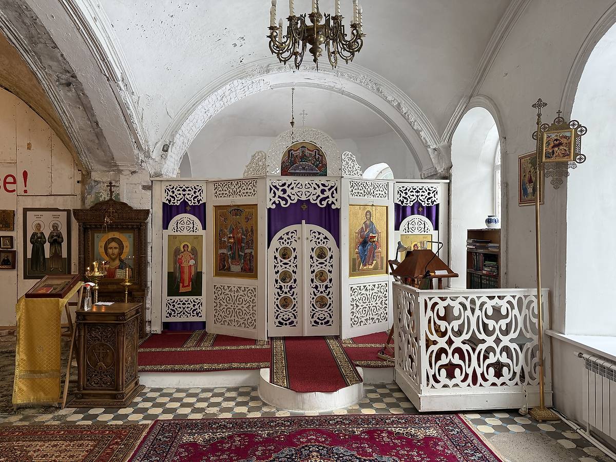 Южный придел, интерьер и убранство. Церковь Воздвижения Креста Господня, Авангард, ДО (Лукино, Воздвиженское) (Серпуховский городской округ и гг. Протвино, Пущино, Московская область)