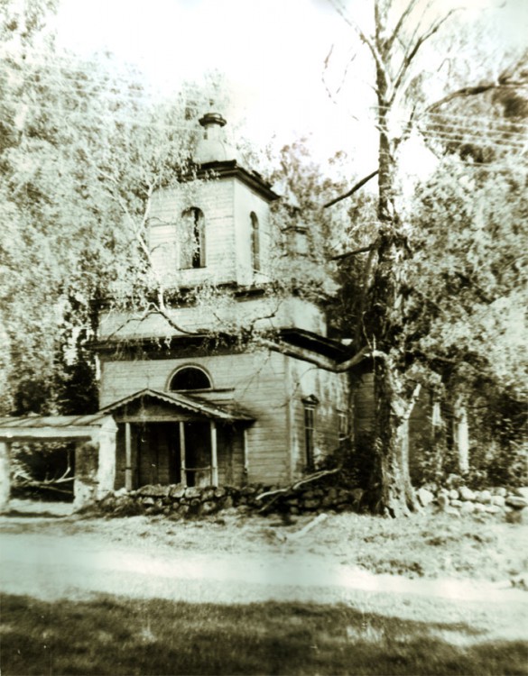 Церковь Иоанна Богослова, Курилово (Себежский район, Псковская область). документальные фотографии, Фото 1978г.