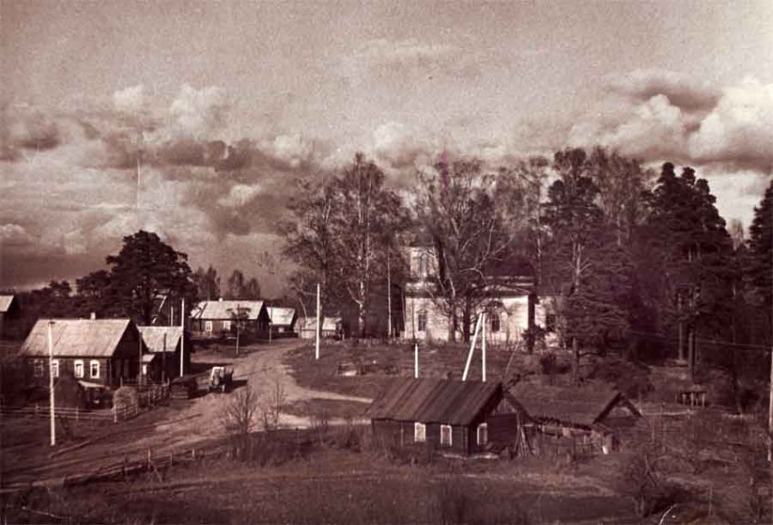 Церковь Иоанна Богослова, Курилово (Себежский район, Псковская область). архивная фотография, Фото 1976г.