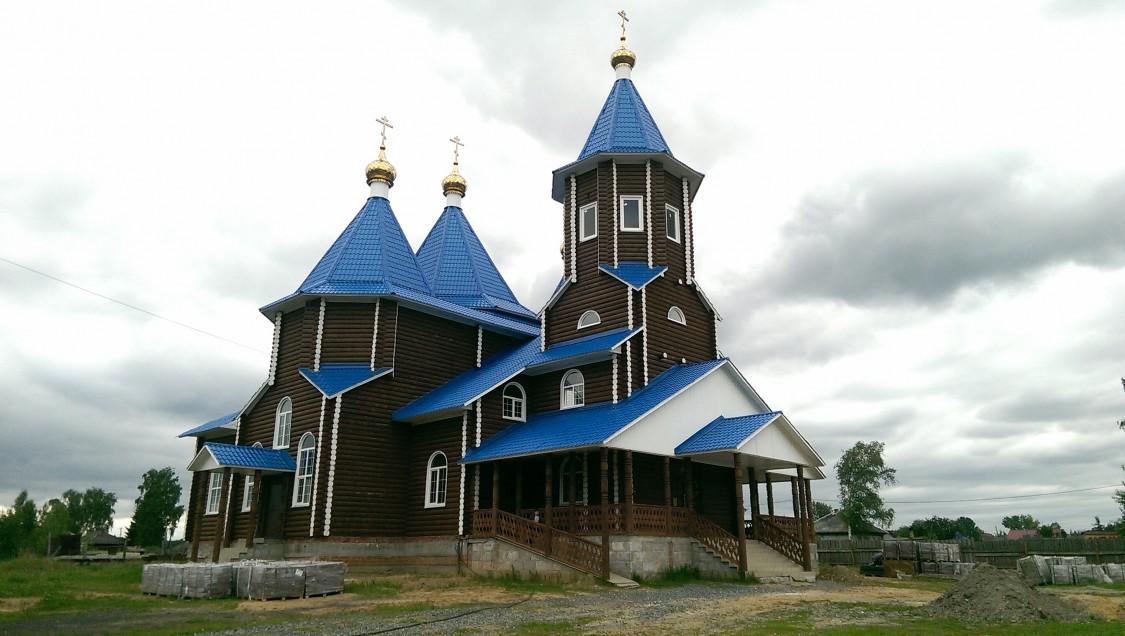Тавда. Церковь Николая Чудотворца. общий вид в ландшафте