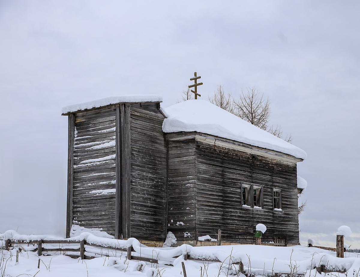 фасады. Церковь Николая Чудотворца, Каргомень (Пинежский район, Архангельская область)