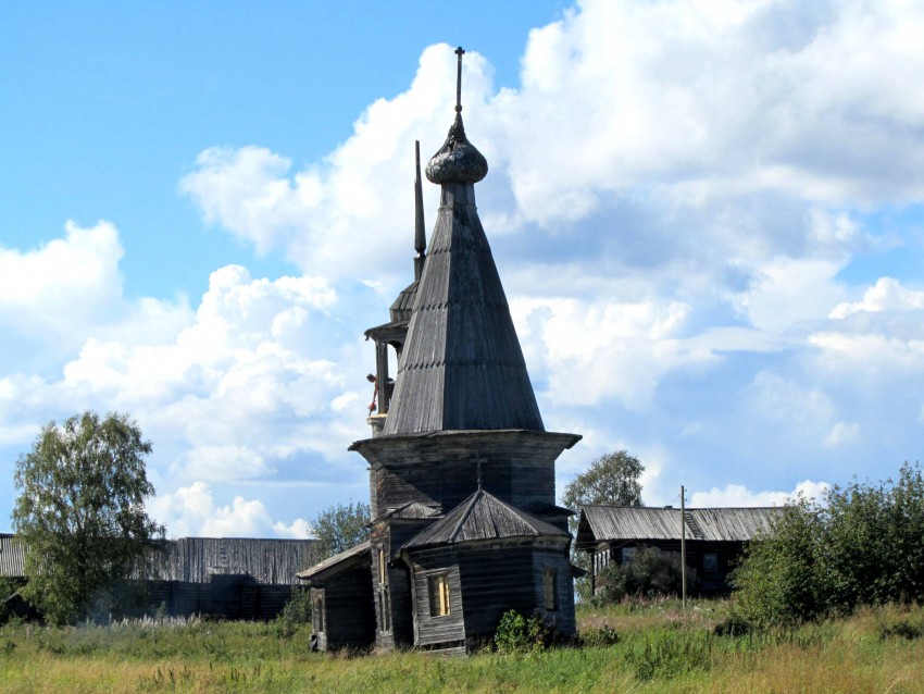 Церковь Параскевы Пятницы, Воймозеро (Онежский район, Архангельская область). фасады, восточный фасад
