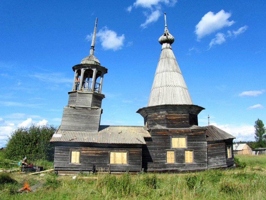 Воймозеро. Церковь Параскевы Пятницы. фасады, южный фасад