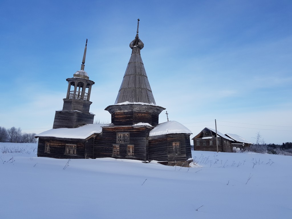 Церковь Параскевы Пятницы, Воймозеро (Онежский район, Архангельская область). фасады