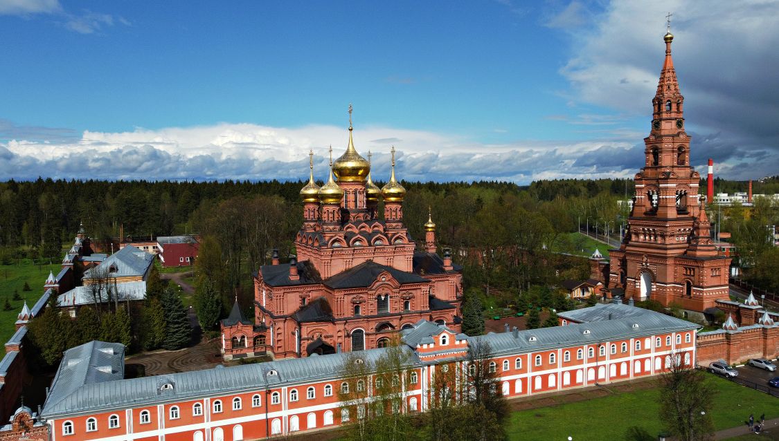 Черниговский скит, Сергиев Посад (Сергиево-Посадский городской округ, Московская область). общий вид в ландшафте