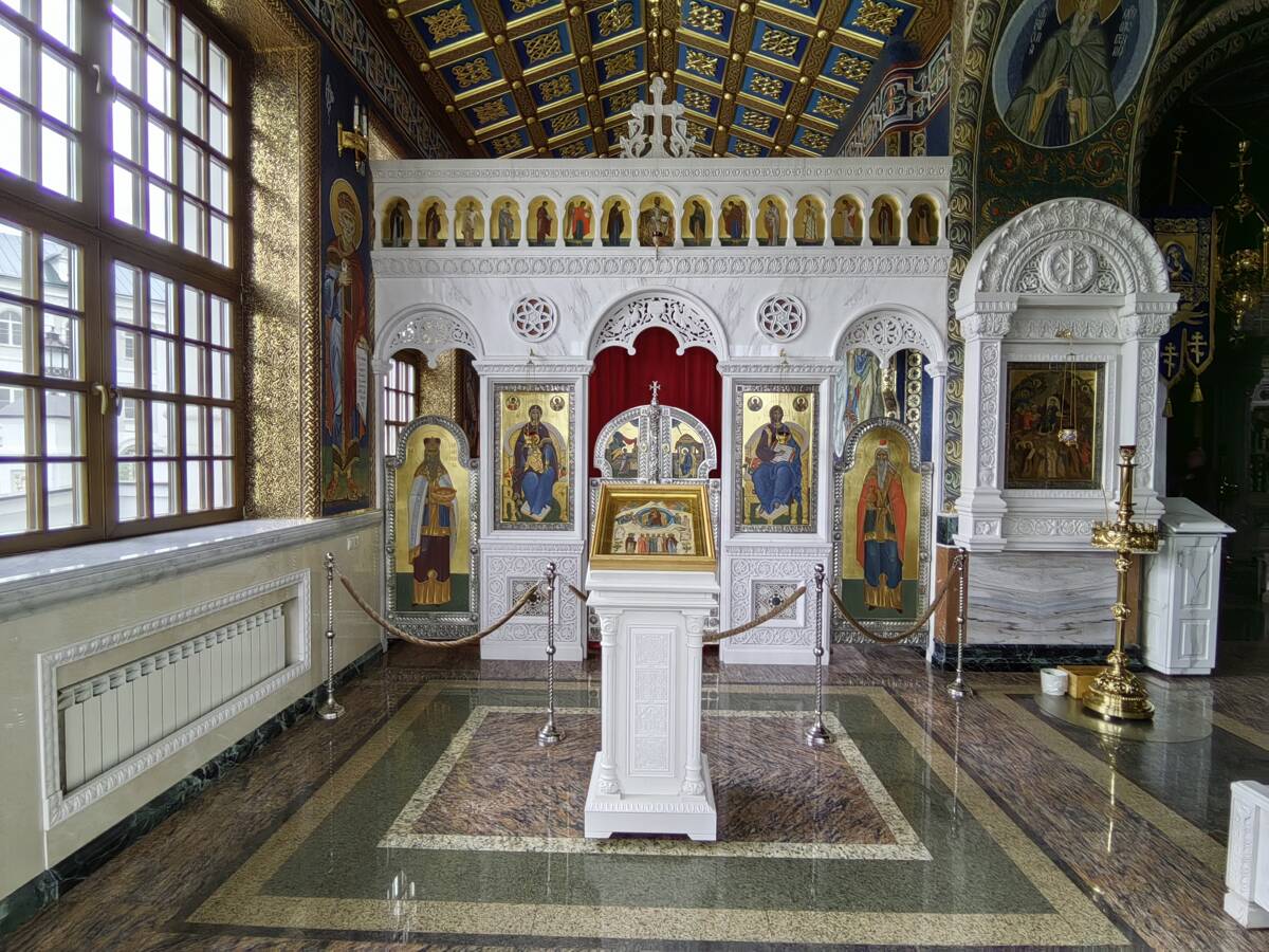 Серафимо-Дивеевский Троицкий монастырь. Собор Благовещения Пресвятой Богородицы, Дивеево (Дивеевский район, Нижегородская область). интерьер и убранство