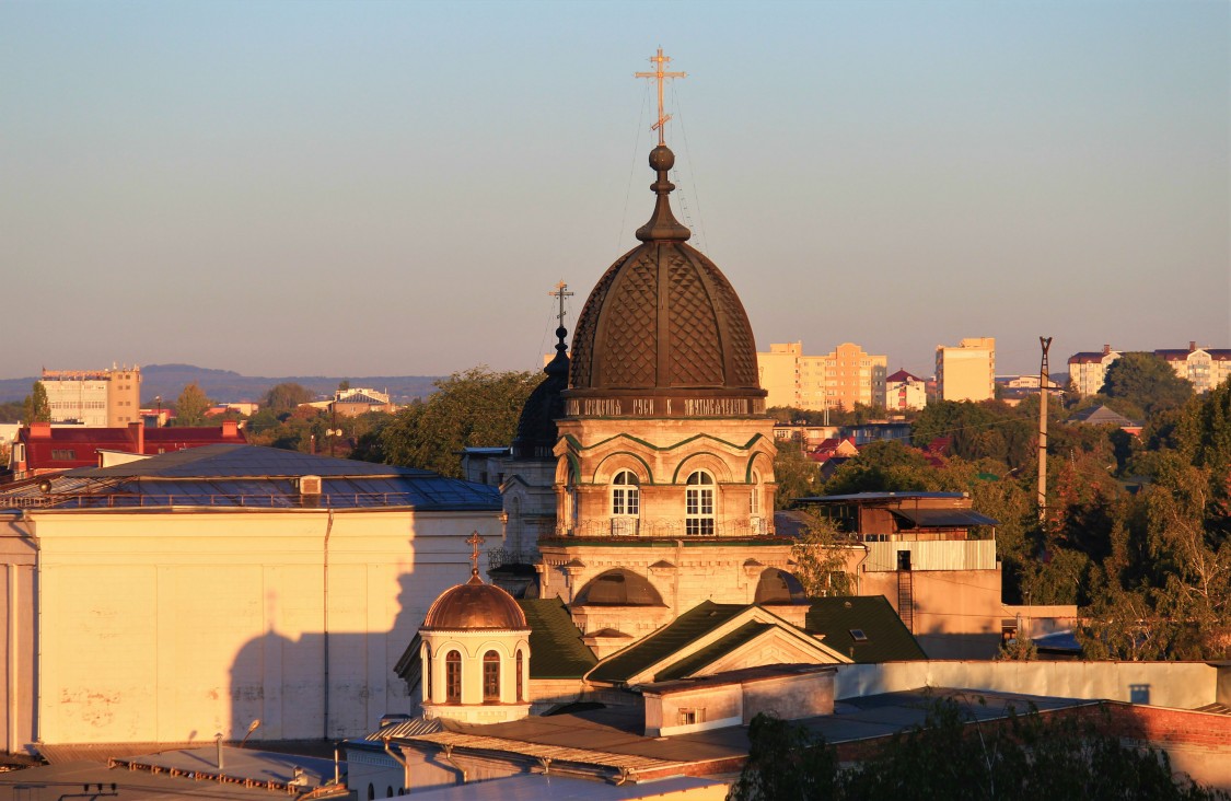 Собор Михаила Архангела, Пятигорск (Пятигорск, город, Ставропольский край). общий вид в ландшафте, Вид с 8 этажа гостиницы 