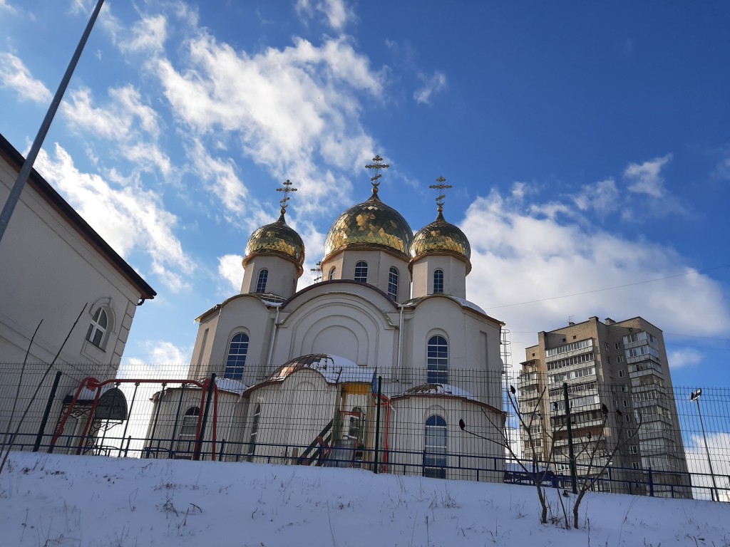 Церковь Софии, Премудрости Божией в Залютине, Харьков (Харьков, город, Украина, Харьковская область). фасады, Алтарная часть фасада