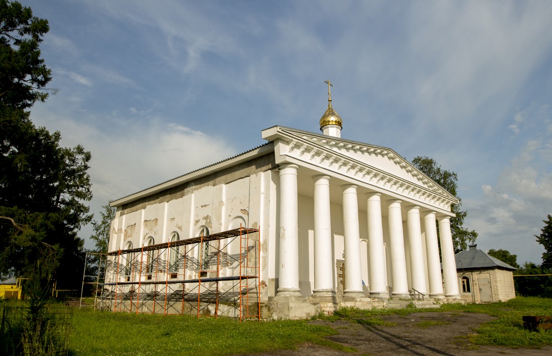 Дуденево. Церковь Покрова Пресвятой Богородицы. фасады