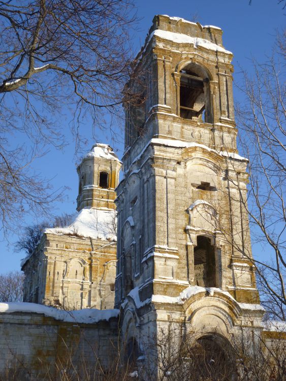Церковь Толгской иконы Божией Матери, Бойково (Старицкий район, Тверская область). архитектурные детали, Вид с запада