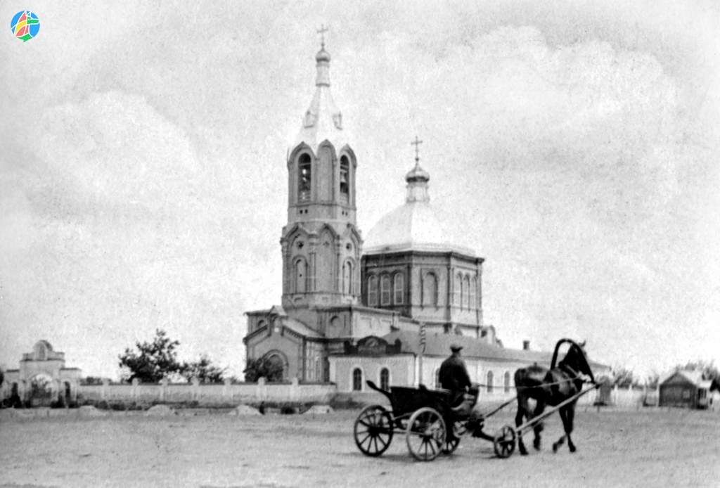 Церковь Иоанна Богослова, Рассказово (Рассказовский район и г. Рассказово, Тамбовская область). архивная фотография, 1912-1916-е гг.