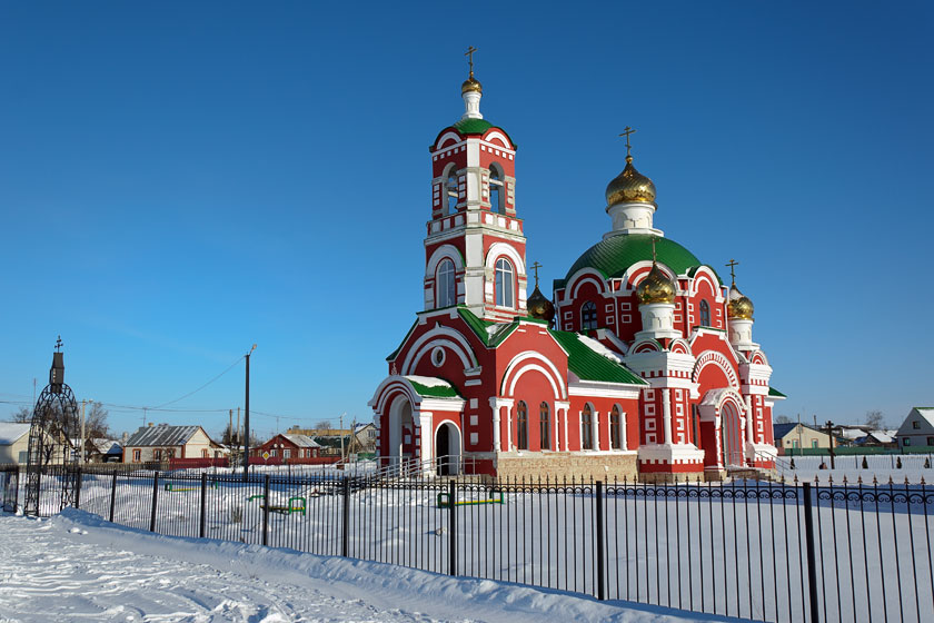 Сатинка. Церковь Михаила Архангела. фасады