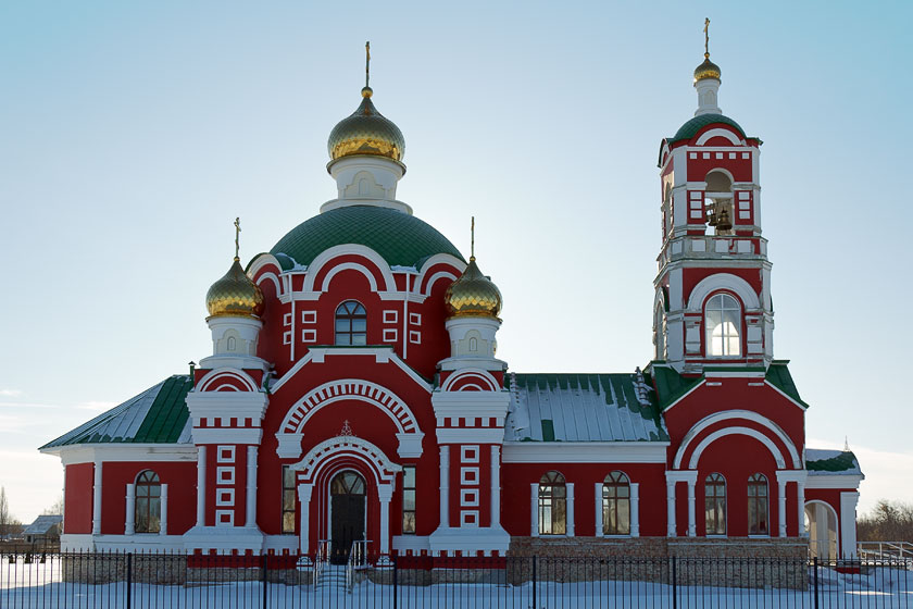 Сатинка. Церковь Михаила Архангела. фасады