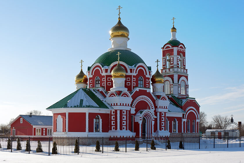 Сатинка. Церковь Михаила Архангела. фасады