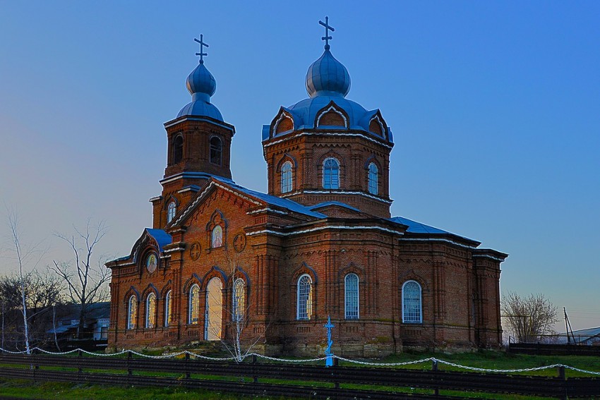 Церковь Николая Чудотворца, Большая Ржакса (Ржаксинский район, Тамбовская область). фасады