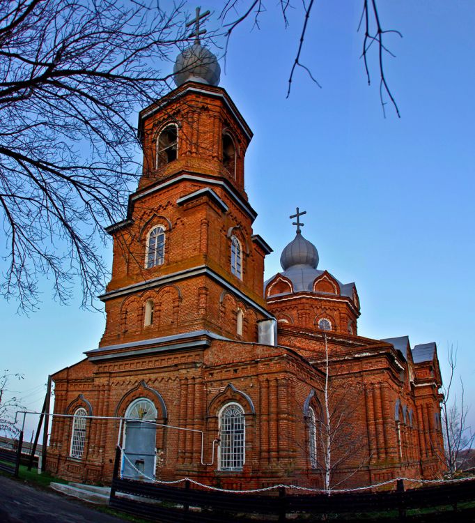 Церковь Николая Чудотворца, Большая Ржакса (Ржаксинский район, Тамбовская область). фасады