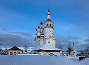 Тотьма. Храмовый комплекс. Церкви Входа Господня в Иерусалим и Иоанна Предтечи