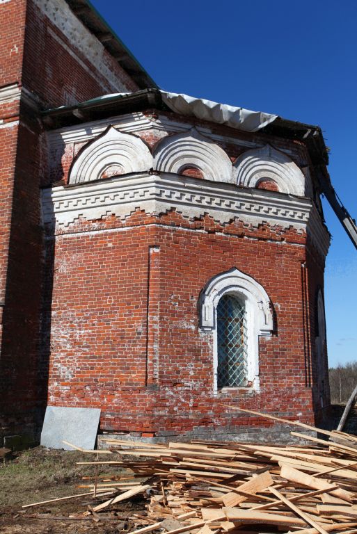 Церковь Богоявления Господня, Красново (Борисоглебский район, Ярославская область). архитектурные детали