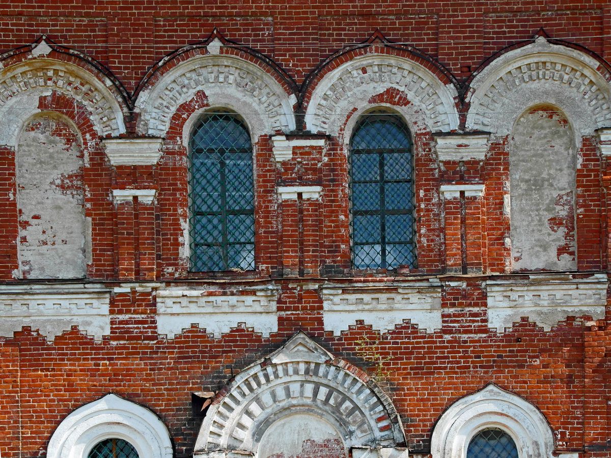 Церковь Богоявления Господня, Красново (Борисоглебский район, Ярославская область). архитектурные детали