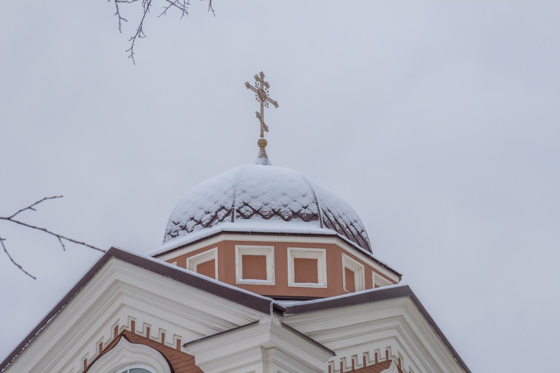 Церковь Сергия Радонежского при Ложкинской богадельне (новая), Вахитовский район (Казань, город, Республика Татарстан). архитектурные детали, Завершение