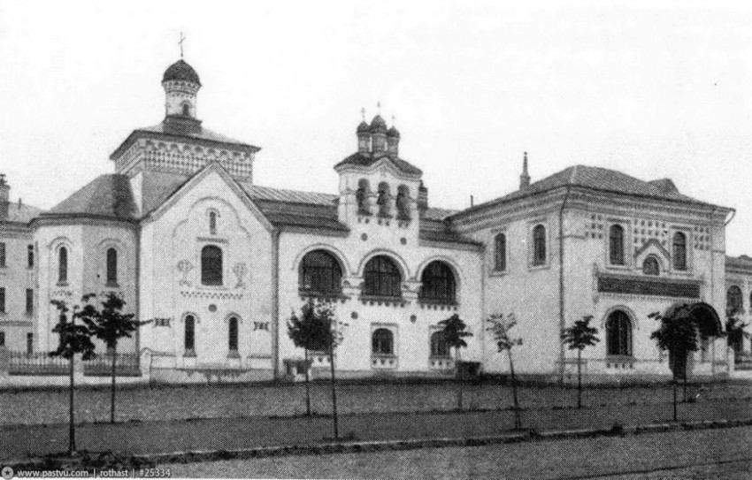 Домовая церковь Алексия, митрополита Московского при ЦКБ МП, Донской (Южный административный округ (ЮАО), г. Москва). архивная фотография, фото с сайта pastvu.com