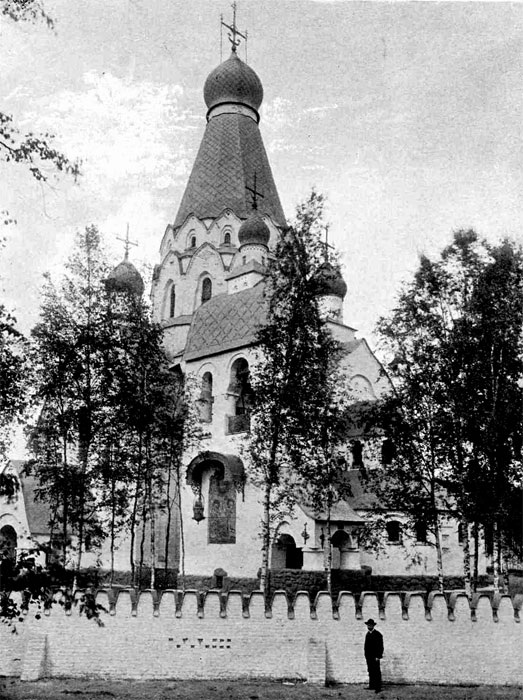Церковь Петра и Павла при Шлиссельбургском пороховом заводе, Морозова им., посёлок (Всеволожский район, Ленинградская область). архивная фотография, Фото 1910-х гг.