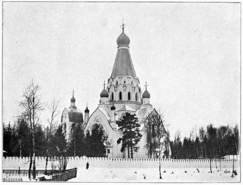 Церковь Петра и Павла при Шлиссельбургском пороховом заводе, Морозова им., посёлок (Всеволожский район, Ленинградская область). архивная фотография, фото 1910 года с http://forum.citywalls.ru/
