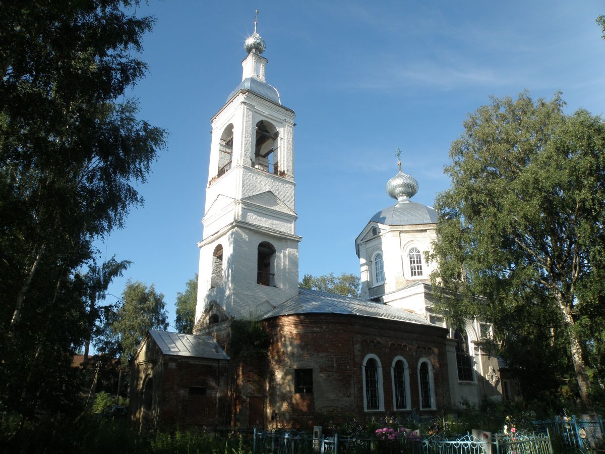 Церковь Казанской иконы Божией Матери, Петрилово (Костромской район, Костромская область). фасады