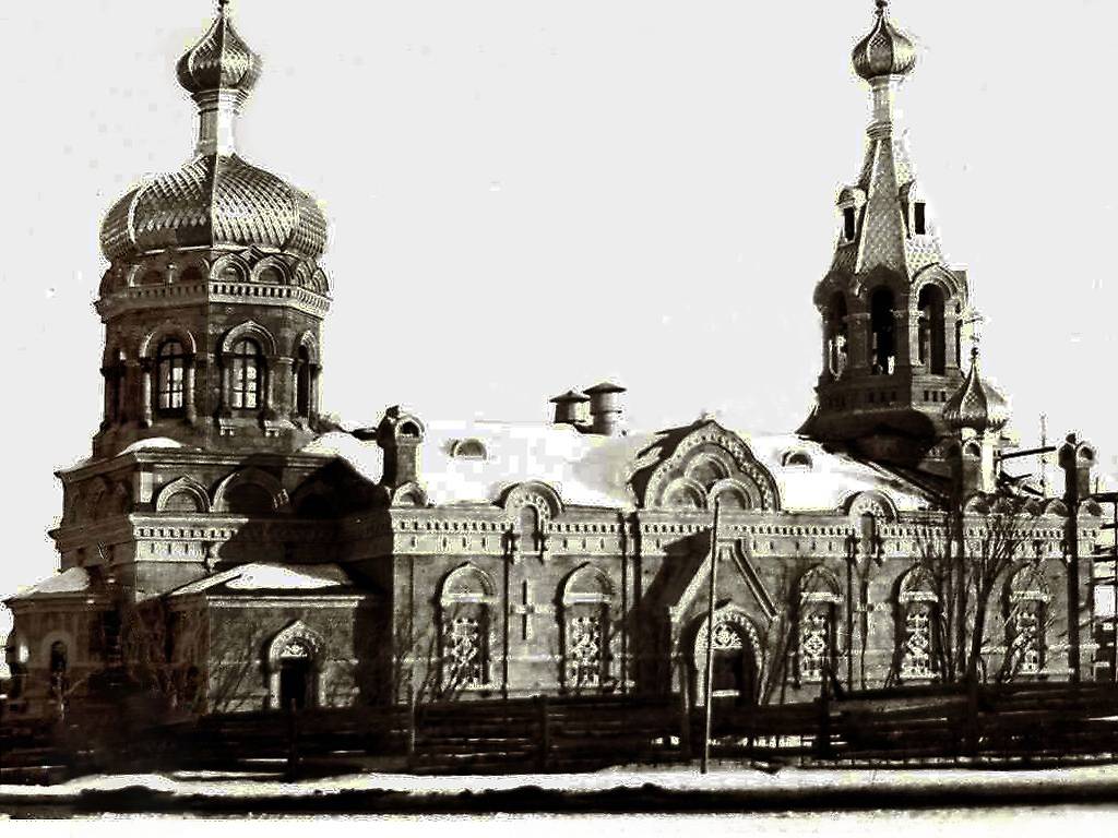 Вид с северо-востока. Почтовая фотооткрытка 1916 г., архивная фотография. Церковь Александра Невского при 154-м пехотном Дербентском полку, Карс (Карс, Турция)