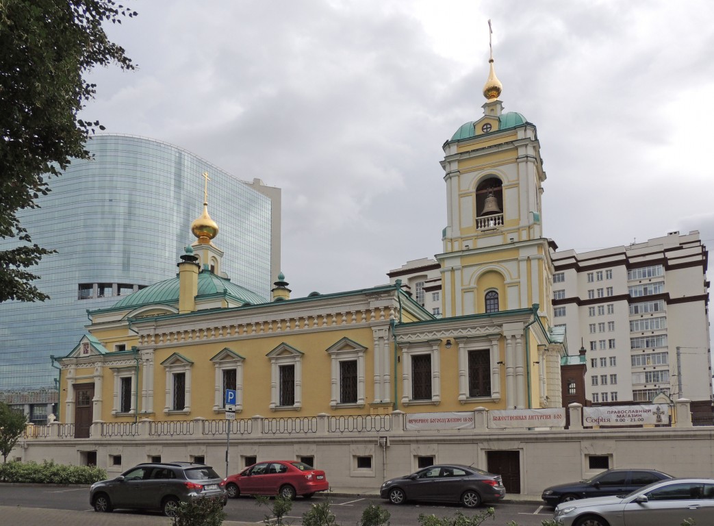 Преображенское. Церковь Спаса Преображения в Преображенском (воссозданная). фасады