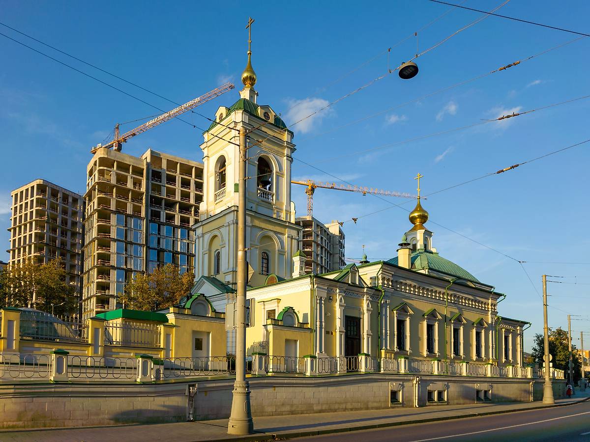фасады. Церковь Преображения Господня в Преображенском (новая), Преображенское (Восточный административный округ (ВАО), г. Москва)