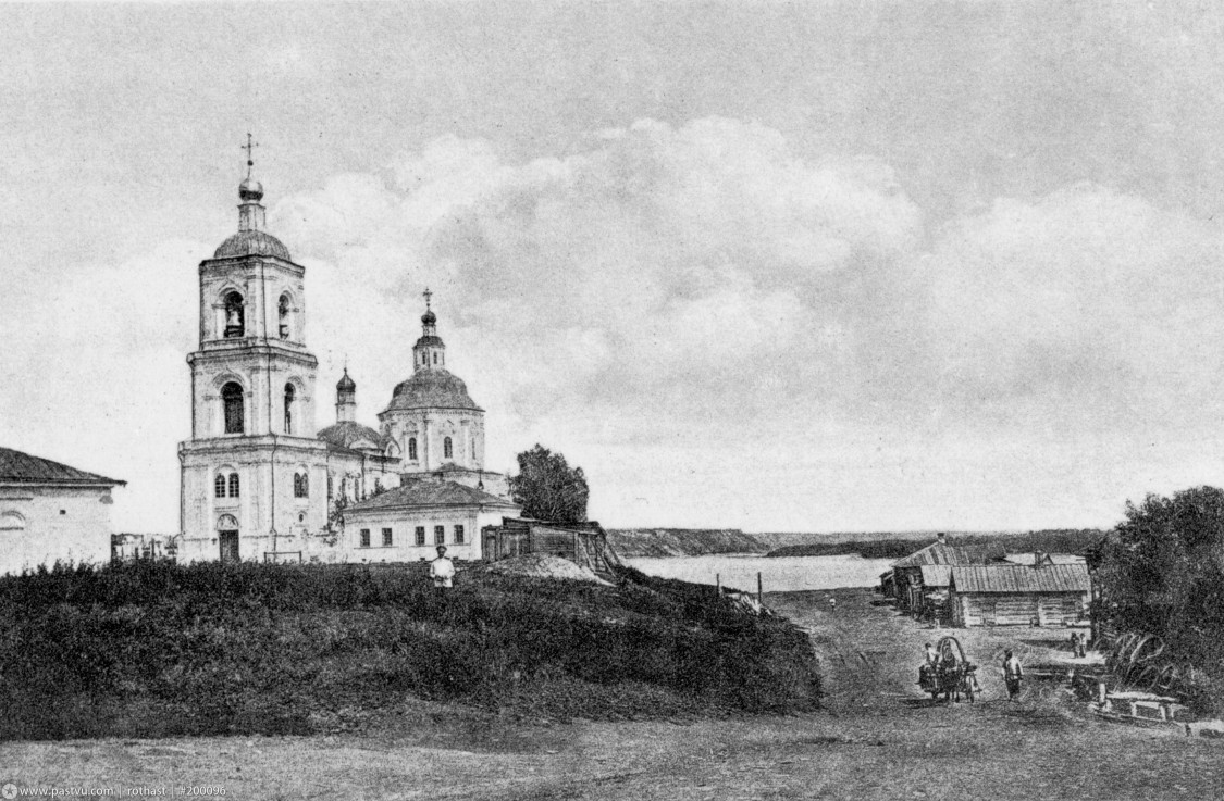 Собор Воскресения Христова, Красноярск (Красноярск, город, Красноярский край). архивная фотография, 1908—1910,Фотография из книги: 