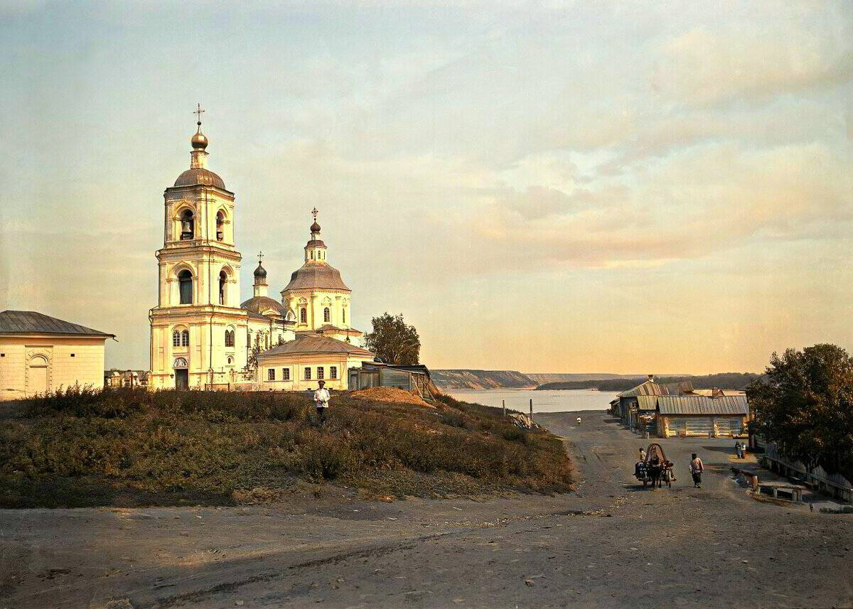 Собор Воскресения Христова, Красноярск (Красноярск, город, Красноярский край). архивная фотография, Фотография 1907 г.