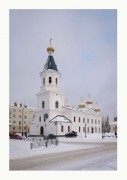 Собор Воскресения Христова (новый), Воскресенский собор, Омск. Полностью восстановлен в 2016 г.<br>, Омск, Омск, город, Омская область