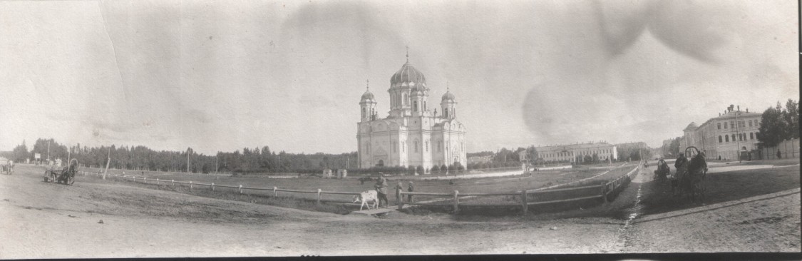 Томск. Кафедральный собор Троицы Живоначальной. архивная фотография, Из частной коллекции Михаила Мещанинова