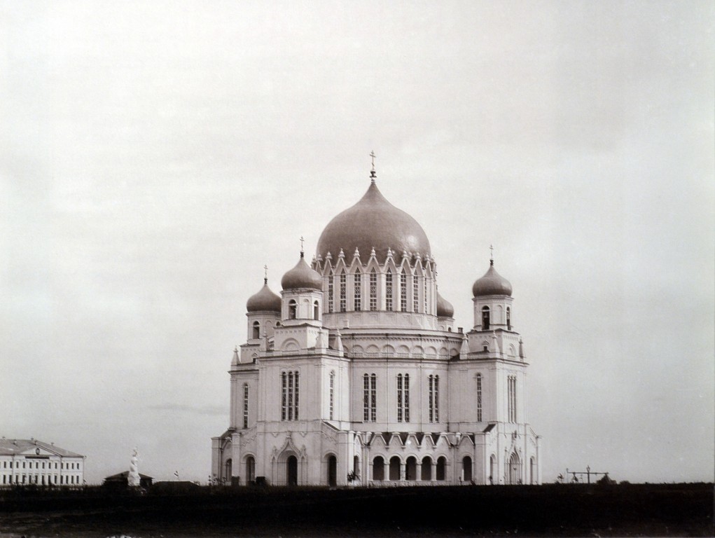 Вятка (Киров). Собор Александра Невского. архивная фотография, Вид с северо-запада. Нач. ХХ века. Из личного архива