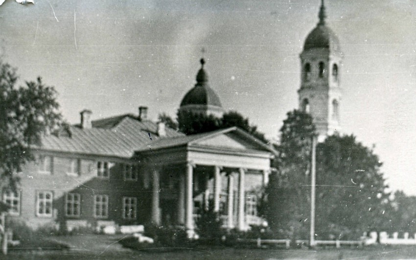 Церковь Спаса Преображения (старая), Лотошино (Лотошинский городской округ, Московская область). архивная фотография, Фото с сайта PastVu.com  Автор неизвестен