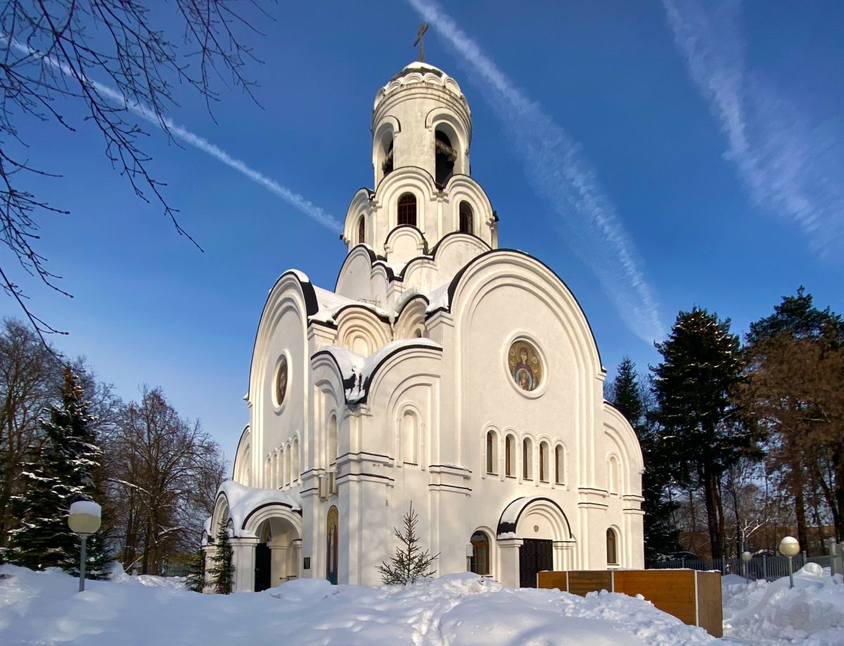 Фрязино. Церковь Рождества Христова. фасады, Вид с юго-запада